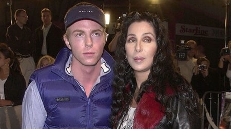 Elijah Blue Allman with his mother, Cher